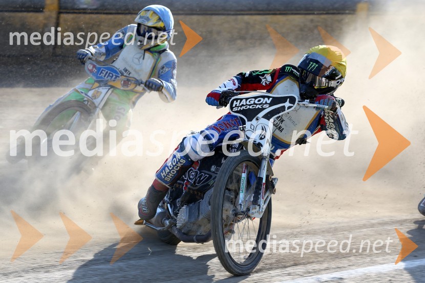Matic Voldrih (AMTK Ljubljana), Billy Hamill (ZDA)Speedway World Cup 2012, kvalifikacije, 2. dirka