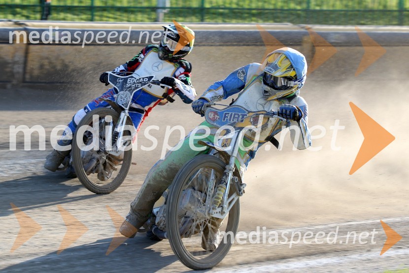 Ryan Fisher (ZDA), Matic Voldrih (AMTK Ljubljana)Speedway World Cup 2012, kvalifikacije, 2. dirka