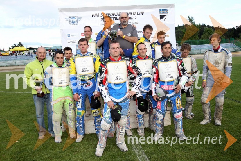 Ekipe: Slovenija, ZDA in UkrajinaSpeedway World Cup 2012, kvalifikacije, 2. dirka