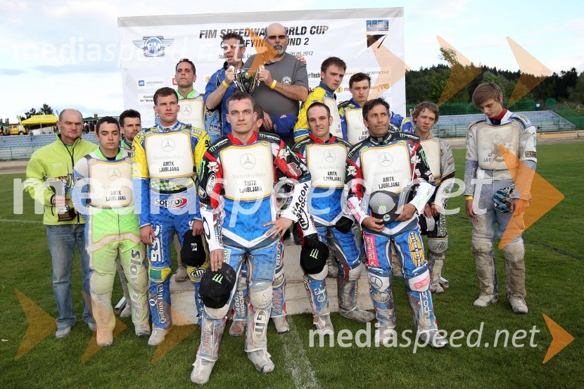 Ekipe: Slovenija, ZDA in UkrajinaSpeedway World Cup 2012, kvalifikacije, 2. dirka