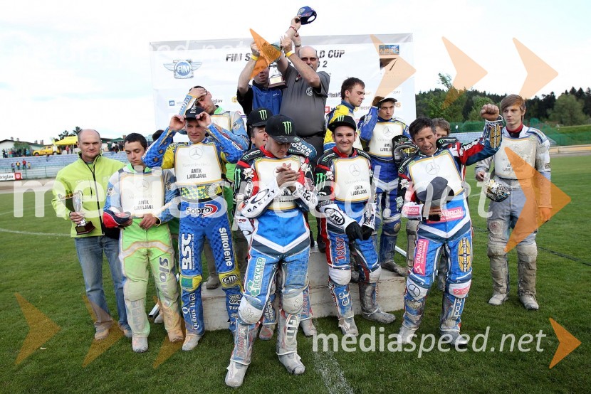 Ekipe: Slovenija, ZDA in UkrajinaSpeedway World Cup 2012, kvalifikacije, 2. dirka