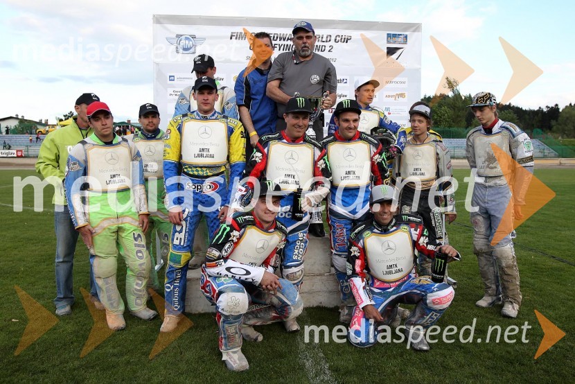 Ekipe: Slovenija, ZDA in UkrajinaSpeedway World Cup 2012, kvalifikacije, 2. dirka