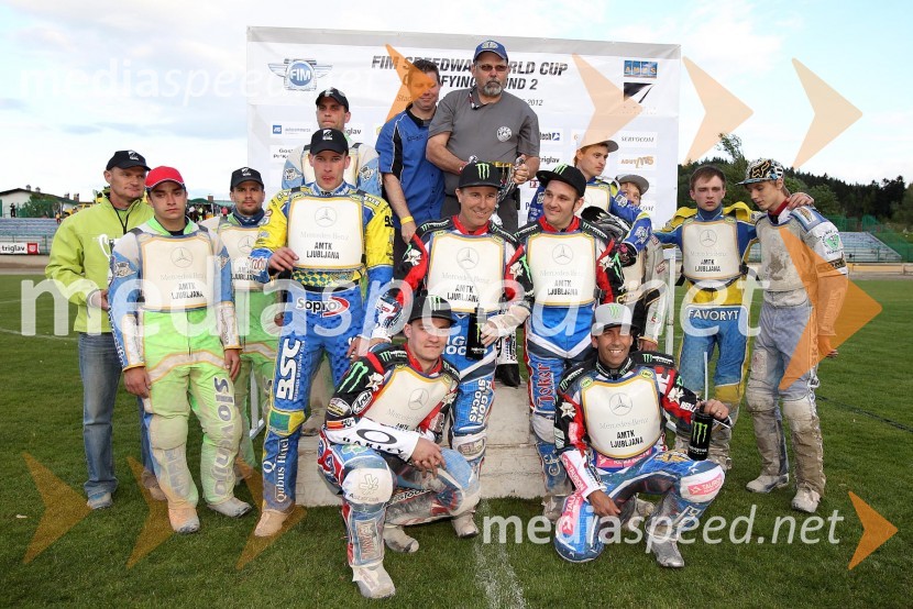 Ekipe: Slovenija, ZDA in UkrajinaSpeedway World Cup 2012, kvalifikacije, 2. dirka