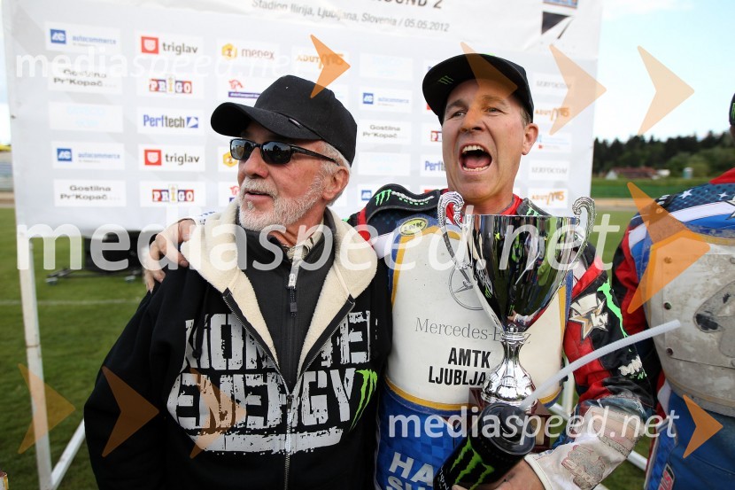 Gordon Hamill in Billy Hamill (ZDA)Speedway World Cup 2012, kvalifikacije, 2. dirka