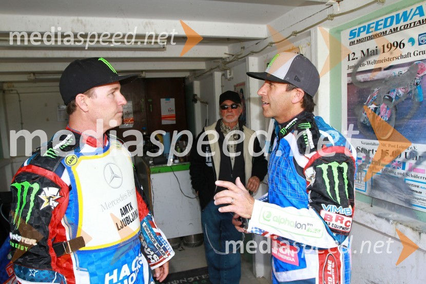 Billy Hamill (ZDA), Greg Hancock (ZDA)Speedway World Cup 2012, kvalifikacije, 2. dirka