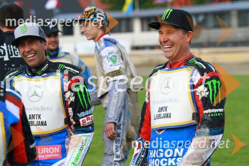 Greg Hancock (ZDA) in Billy Hamill (ZDA)Speedway World Cup 2012, kvalifikacije, 2. dirka