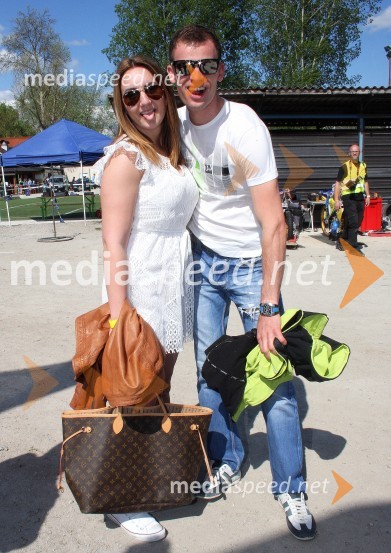 Darja Pavlic, sestra Jurice Pavlica in Matej Žagar (AMTK Ljubljana)	Speedway World Cup 2012, kvalifikacije, 2. dirka