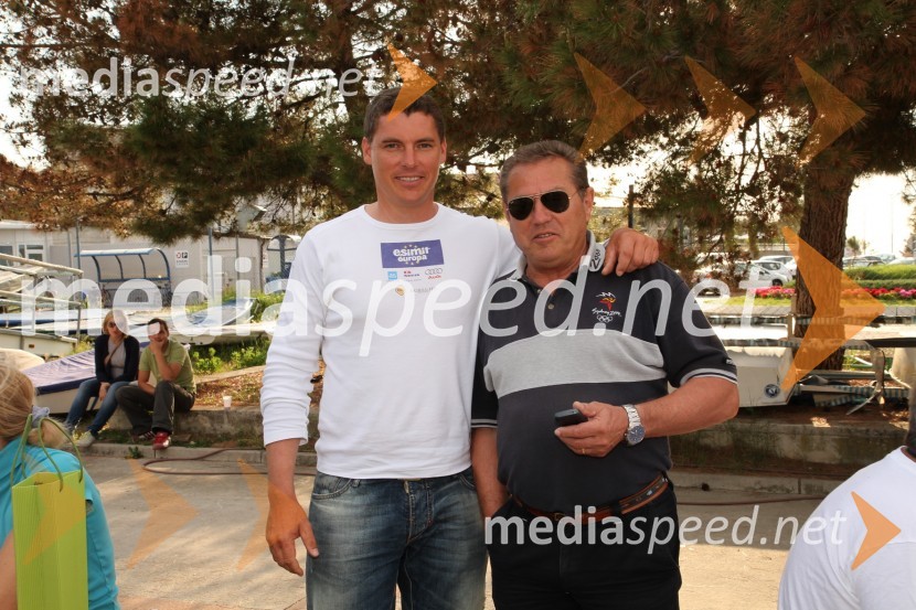 Vasilij Žbogar, jadralec in njegov oče Stanislav ŽbogarVasilij Žbogar, sprejem