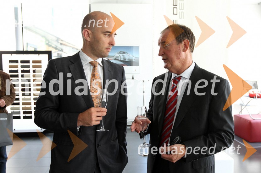 ... in Frenk Tavčar, Porsche Slovenija d.o.o.Novinarski klub z OKS in Porsche Slovenija