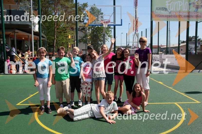 Fan plac Geli, otvoritev športnega in rekreacijskega objekta