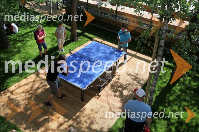 Fan plac Geli, otvoritev športnega in rekreacijskega objekta