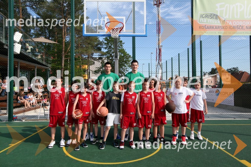 KošarkarjiFan plac Geli, otvoritev športnega in rekreacijskega objekta