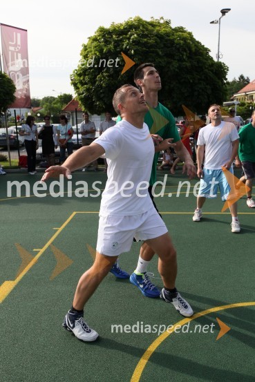 Jure Košir, nekdanji smučarFan plac Geli, otvoritev športnega in rekreacijskega objekta
