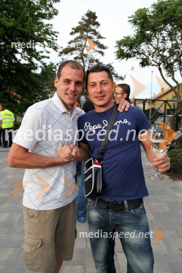 Mitja Dragšič, nekdanji alpski smučar ter lastnik biljardnice Martinela in Fan placa Geli ter ...Fan plac Geli, otvoritev športnega in rekreacijskega objekta