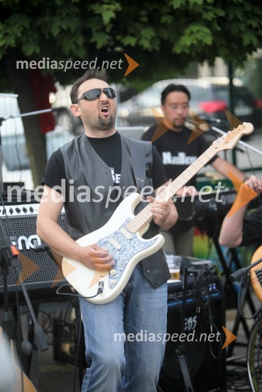 Rok Ribič, član NjubendFan plac Geli, otvoritev športnega in rekreacijskega objekta