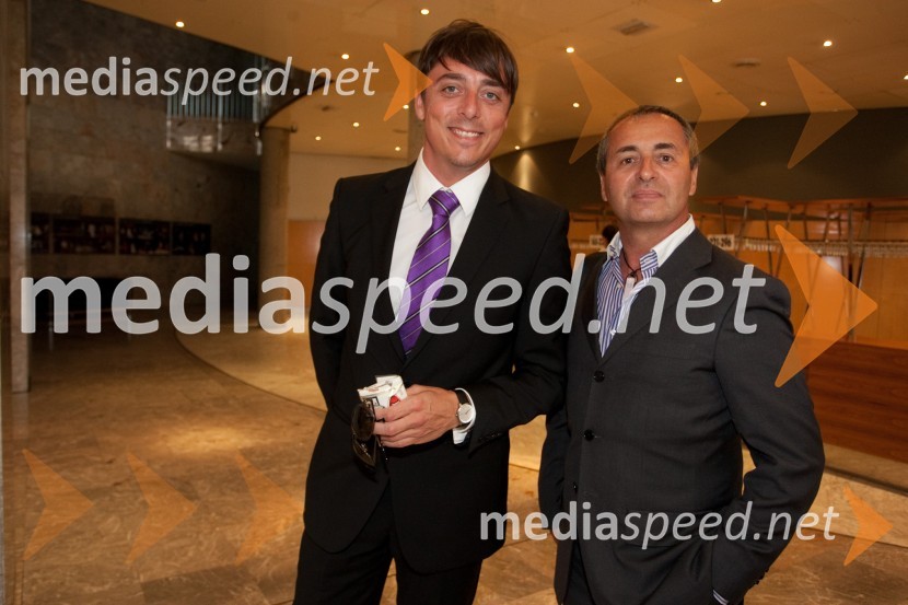 Igor Štamulak, igralec in Vladimir Koželj, arhitektTantadruj, podelitev nagrad Primorskih gledališč