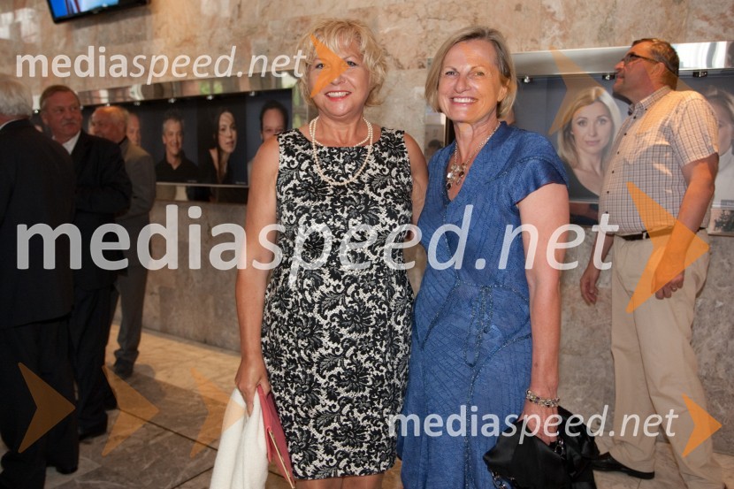 Nelida Nemec in Darja KalanTantadruj, podelitev nagrad Primorskih gledališč