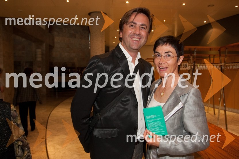 Dragan Klarica in Jasna Čuk, zdravnicaTantadruj, podelitev nagrad Primorskih gledališč