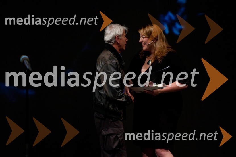 Ivo Barišič, igralec in 	Ana Facchini, igralkaTantadruj, podelitev nagrad Primorskih gledališč