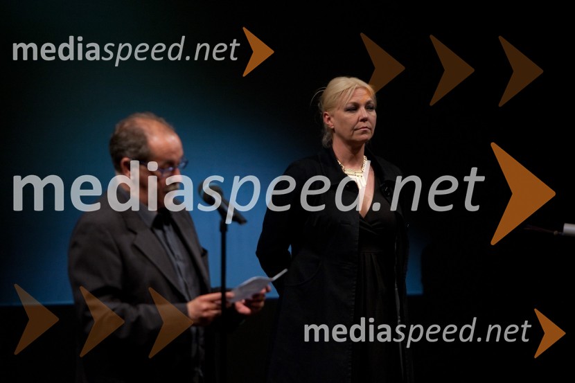 	Marko Sosič, režiser in Neda Rusjan Bric, igralka, režiserkaTantadruj, podelitev nagrad Primorskih gledališč