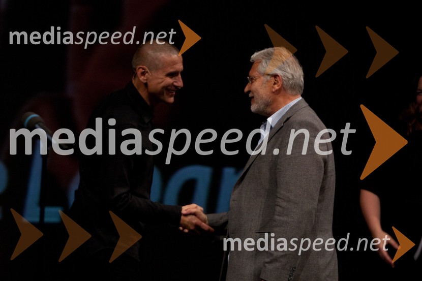 	Radoš Bolčina, igralec in Boris Cavazza, igralecTantadruj, podelitev nagrad Primorskih gledališč