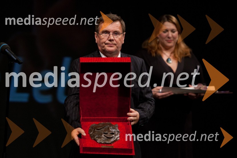 Jože Hrovat, igralecTantadruj, podelitev nagrad Primorskih gledališč