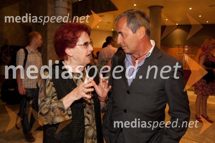 	Zdenka Lovec in Vladimir Koželj, arhitektTantadruj, podelitev nagrad Primorskih gledališč