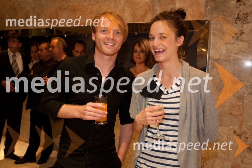 Rok Matek, igralec in Vesna Vončina, igralkaTantadruj, podelitev nagrad Primorskih gledališč