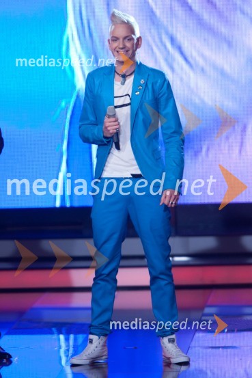 Gašper MiheličX Factor, prva oddaja v živo
