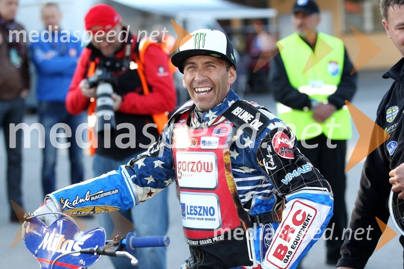 Greg Hancock (ZDA)Speedway, Grand Prix 2012, VN Češke, dirka