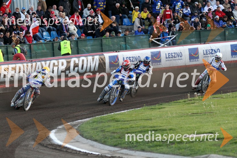 Jason Crump (Avstralija), Tomasz Gollob (Poljska), Chris Harris (Velika Britanija), Jaroslaw Hampel (Poljska)Speedway, Grand Prix 2012, VN Češke, dirka