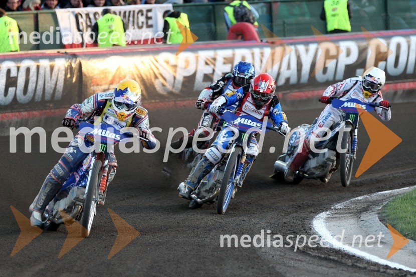 Jason Crump (Avstralija), Chris Harris (Velika Britanija), Tomasz Gollob (Poljska), Jaroslaw Hampel (Poljska)Speedway, Grand Prix 2012, VN Češke, dirka