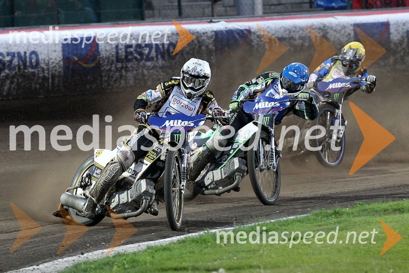 Hans Andersen (Danska), Peter Ljung (Švedska) in Fredrik Lindgren (Švedska)Speedway, Grand Prix 2012, VN Češke, dirka