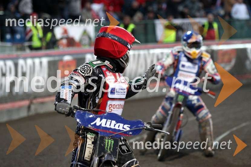 Josef Franc (Češka) in ...Speedway, Grand Prix 2012, VN Češke, dirka