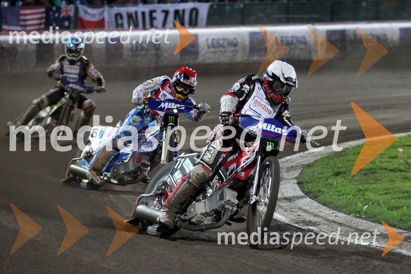 ..., Emil Sayfutdinov (Rusija) in Chris Harris (Velika Britanija)Speedway, Grand Prix 2012, VN Češke, dirka