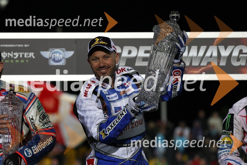 Nicki Pedersen (Danska), zmagovalec VN ČeškeSpeedway, Grand Prix 2012, VN Češke, dirka