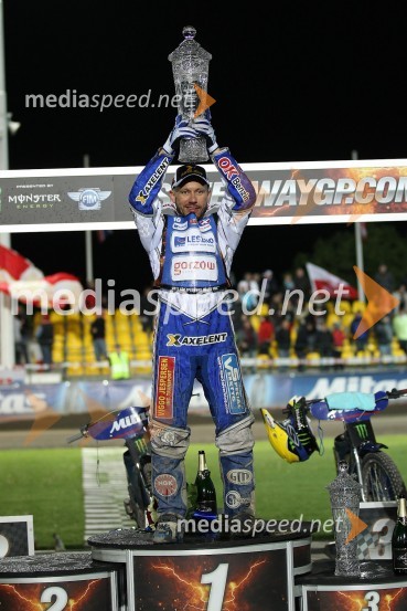 Nicki Pedersen (Danska), zmagovalec VN ČeškeSpeedway, Grand Prix 2012, VN Češke, dirka