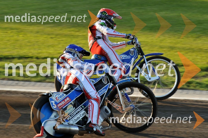 Jaroslaw Hampel (Poljska) in Tomasz Gollob (Poljska)
Speedway, Grand Prix 2012, VN Češke, dirka