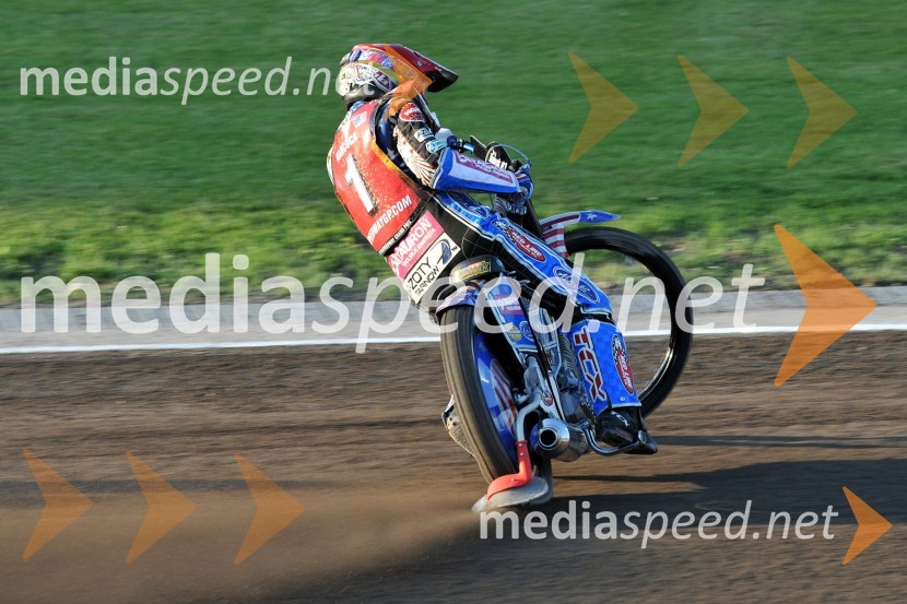 Greg Hancock (ZDA)Speedway, Grand Prix 2012, VN Češke, dirka