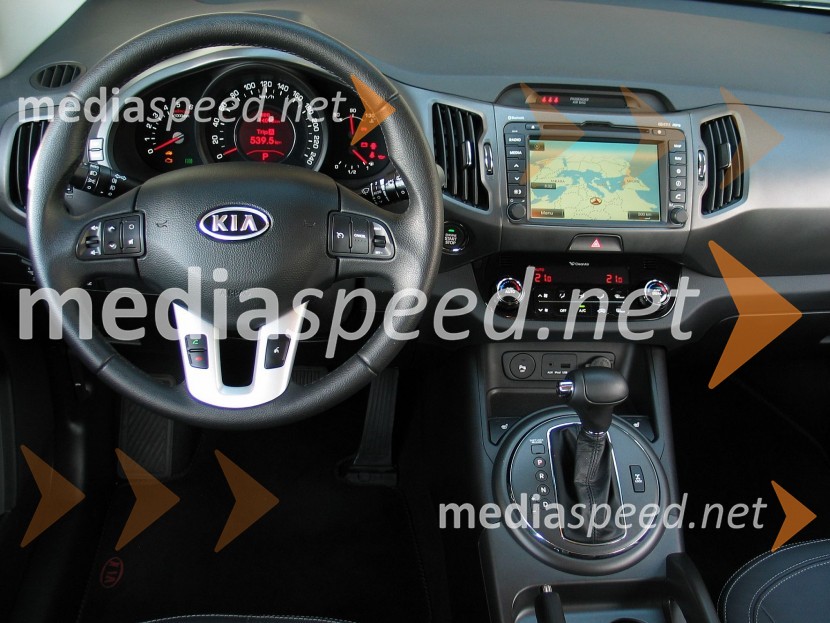 Kia Sportage 2.0 CRDi Limited AWD Dynamax - notranjostKia Sportage 2.0 CRDi Limited AWD Dynamax, mediaspeed test
