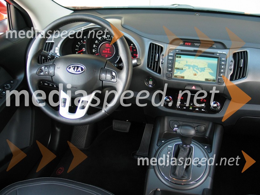 Kia Sportage 2.0 CRDi Limited AWD Dynamax - notranjostKia Sportage 2.0 CRDi Limited AWD Dynamax, mediaspeed test