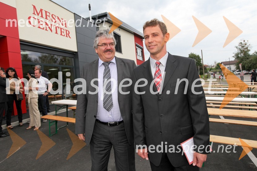 ..., Jure Bojnec, predsednik uprave Košaki TMIKošaki, otvoritev novega mesnopredelovalnega centra