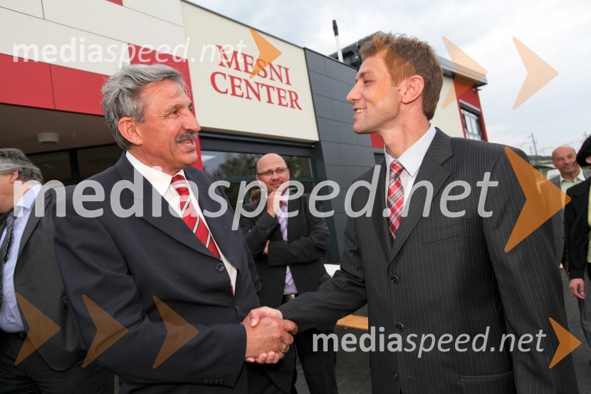 ..., Jure Bojnec, predsednik uprave Košaki TMIKošaki, otvoritev novega mesnopredelovalnega centra