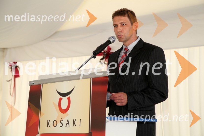 Jure Bojnec, predsednik uprave Košaki TMIKošaki, otvoritev novega mesnopredelovalnega centra