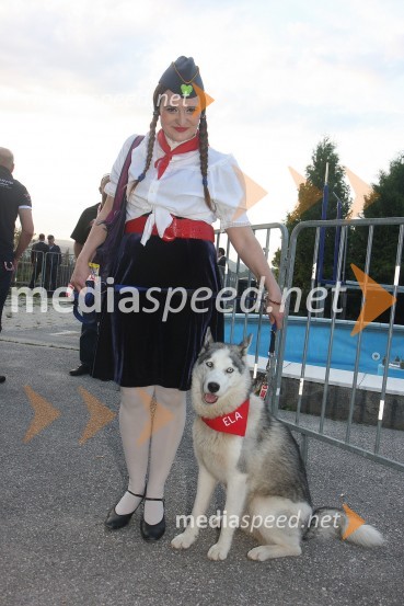 Bilbi, pevka in psička Ela17. obletnica Radia City