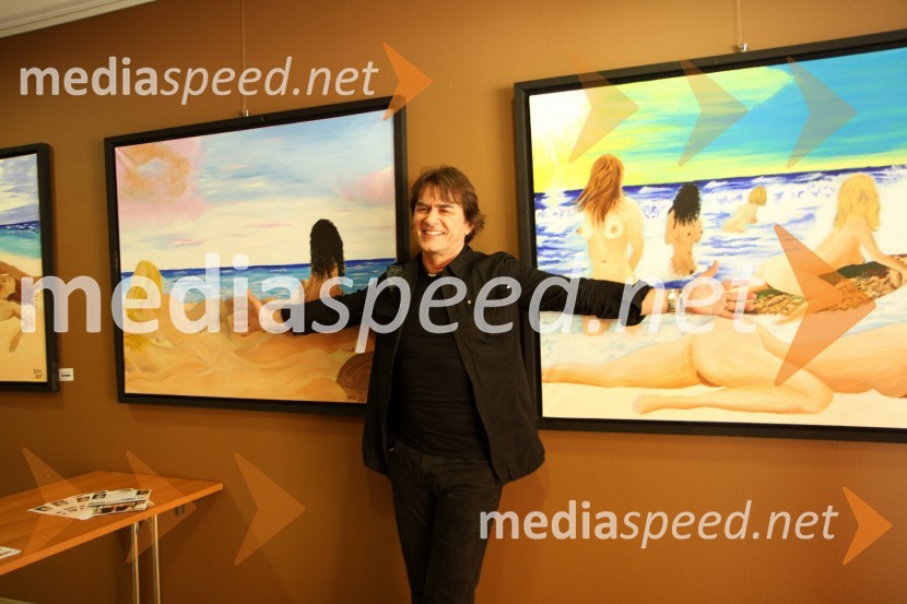 Brane Kastelic, publicistOtvoritev razstave Braneta Kastelica