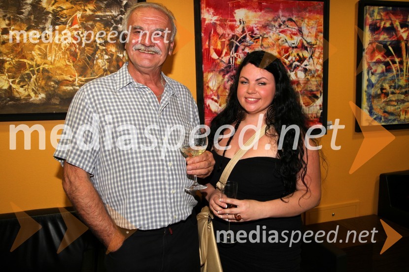 Brane Počkar, slikar in …Otvoritev razstave Braneta Kastelica