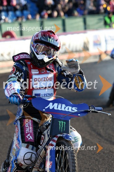 Greg Hancock (ZDA)Speedway Grand Prix 2012, Šved Fredrik Lindgren na domačih tleh do prve zmage
