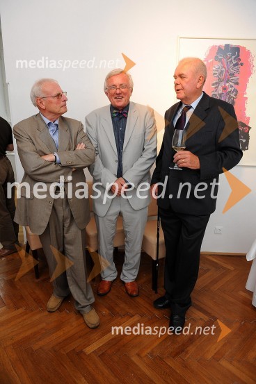 Jacques J. Campe, generalni sekretar FIJET, Drago Bulc, novinar in Janko Puklavec solastnik podjetij P&F Jeruzalem Ormož in P&F Jeruzalem LjutomerP&F Jeruzalem Ormož in P&F Jeruzalem Ljutomer, predstavitev vina letnika 2011