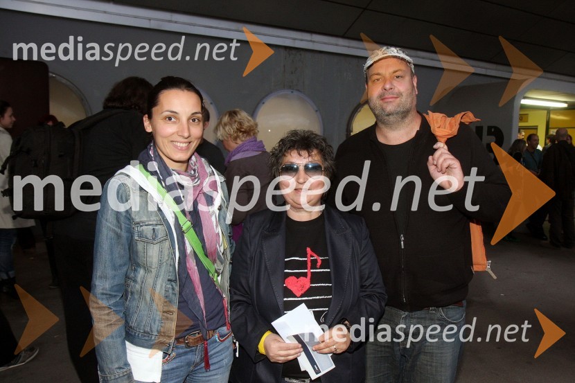 ..., Dragica Petrovič, režiserka in producentka ter Jernej Šugman, igralecMaribor 2012 – EPK, Laurie Anderson, koncert